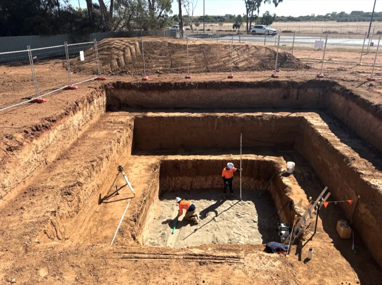GPS guided excavation in South Australia